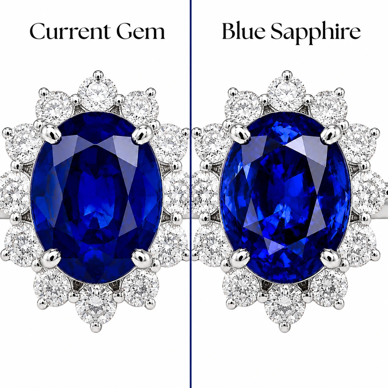 Upgrade Your Blue Spinel to Blue Sapphire