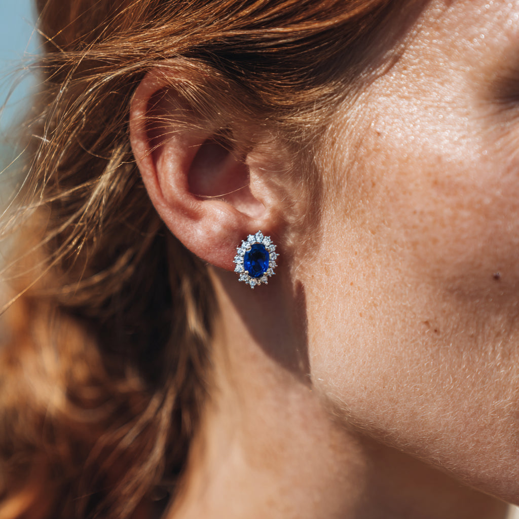 Diana Sapphire Earrings