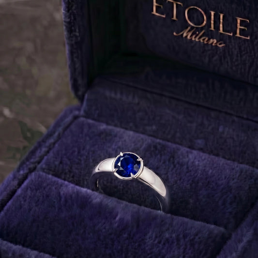 Bezel Sapphire Ring by Étoile™