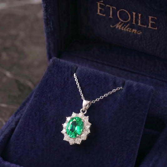 Green Sapphire Pendant