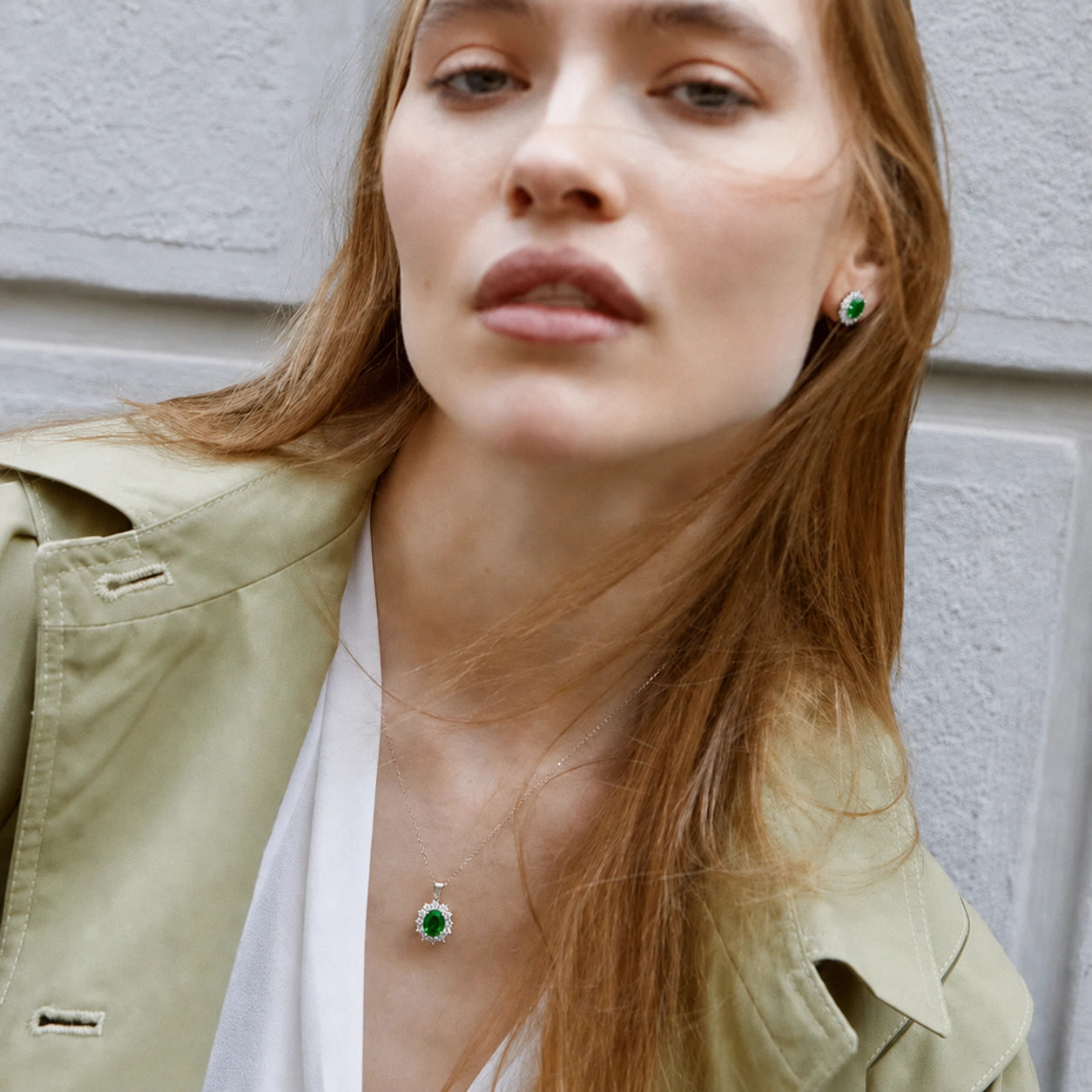 Green Sapphire Pendant