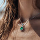 Green Sapphire Pendant