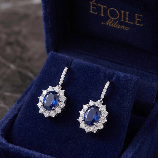 Diana Sapphire Pendant Earrings