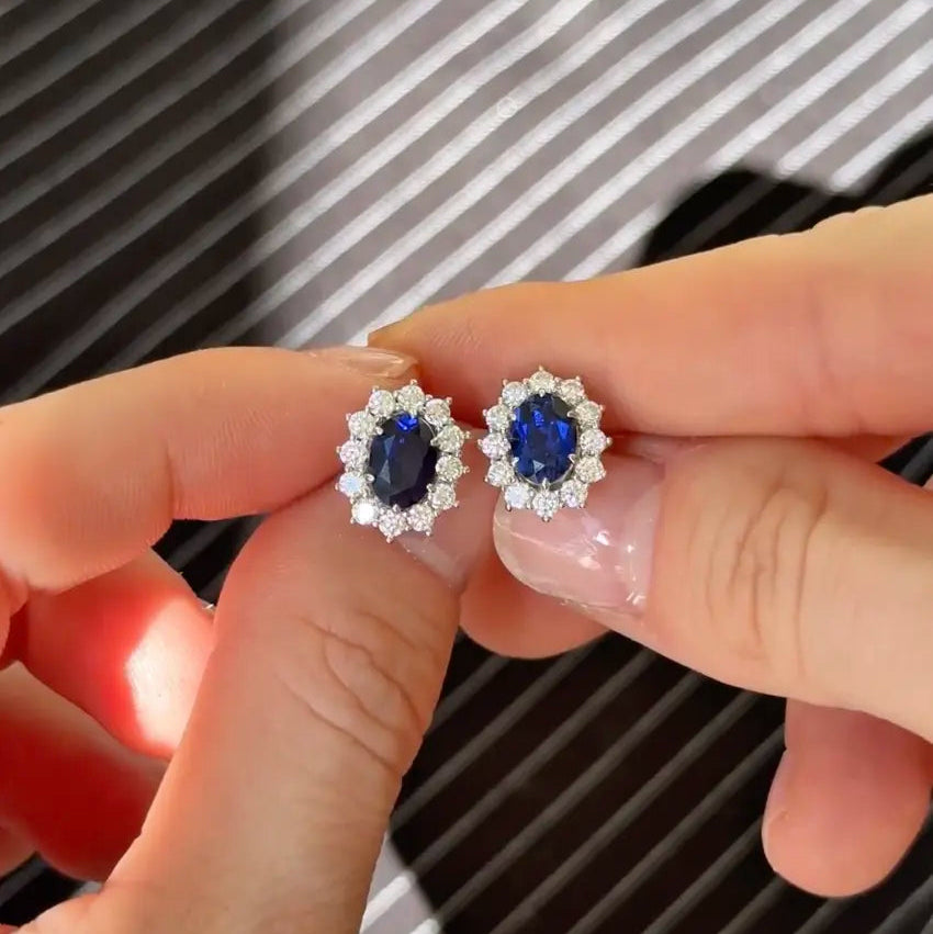 Diana Sapphire Earrings