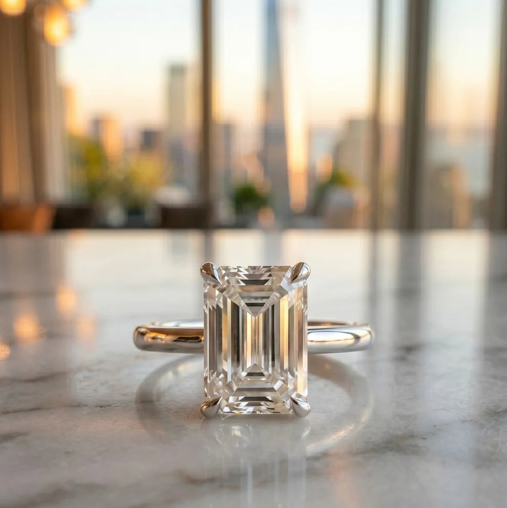 Étoile Baguette Ring