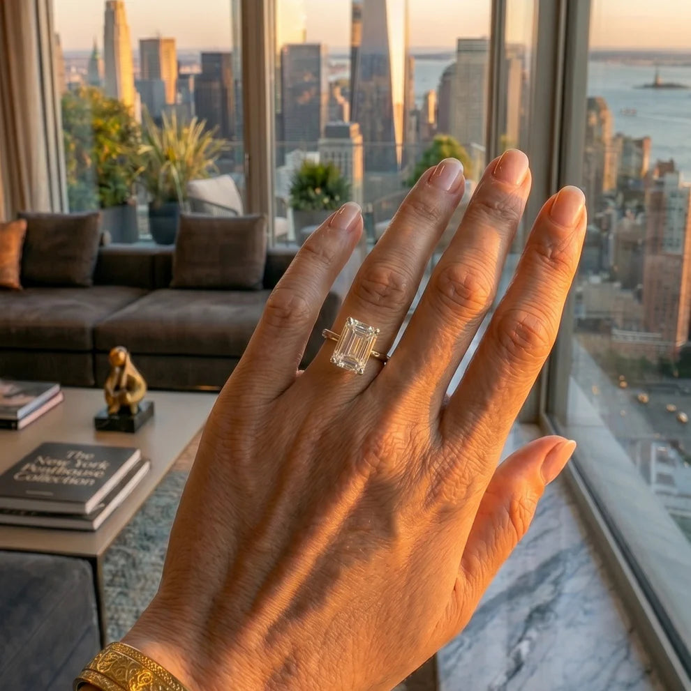 Étoile Baguette Ring